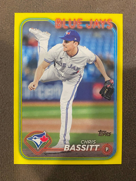 Chris Bassitt - 2024 Topps Series 2 - Yellow Parallels - Blue Jays