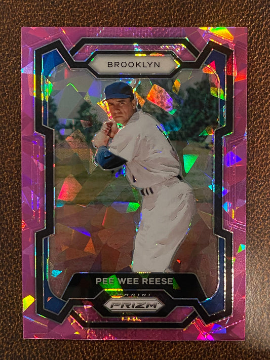 Pee Wee Reese - 2024 Panini Prizm - Pink Ice - Dodgers