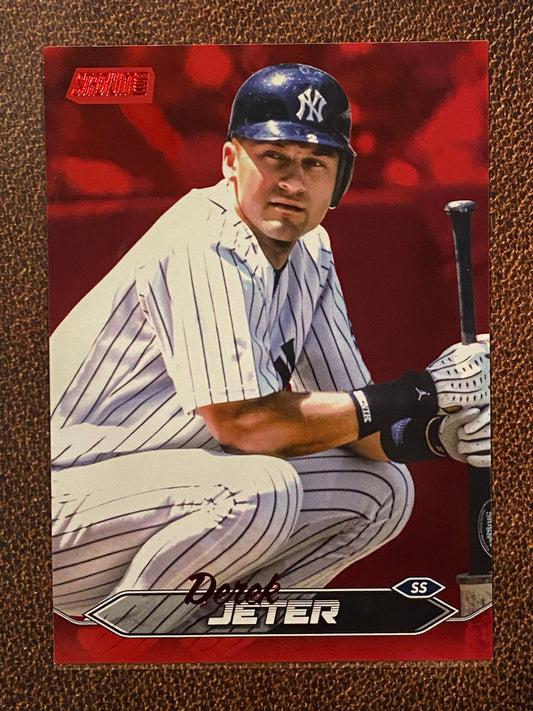Derek Jeter - 2024 Topps Stadium Club - Red Foil - Yankees