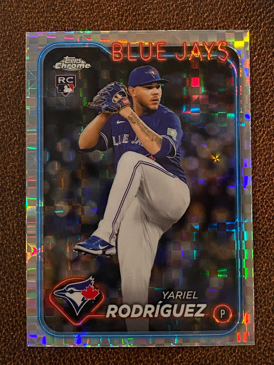 Yariel Rodriguez - 2024 Topps Chrome Update - XFractor - Blue Jays