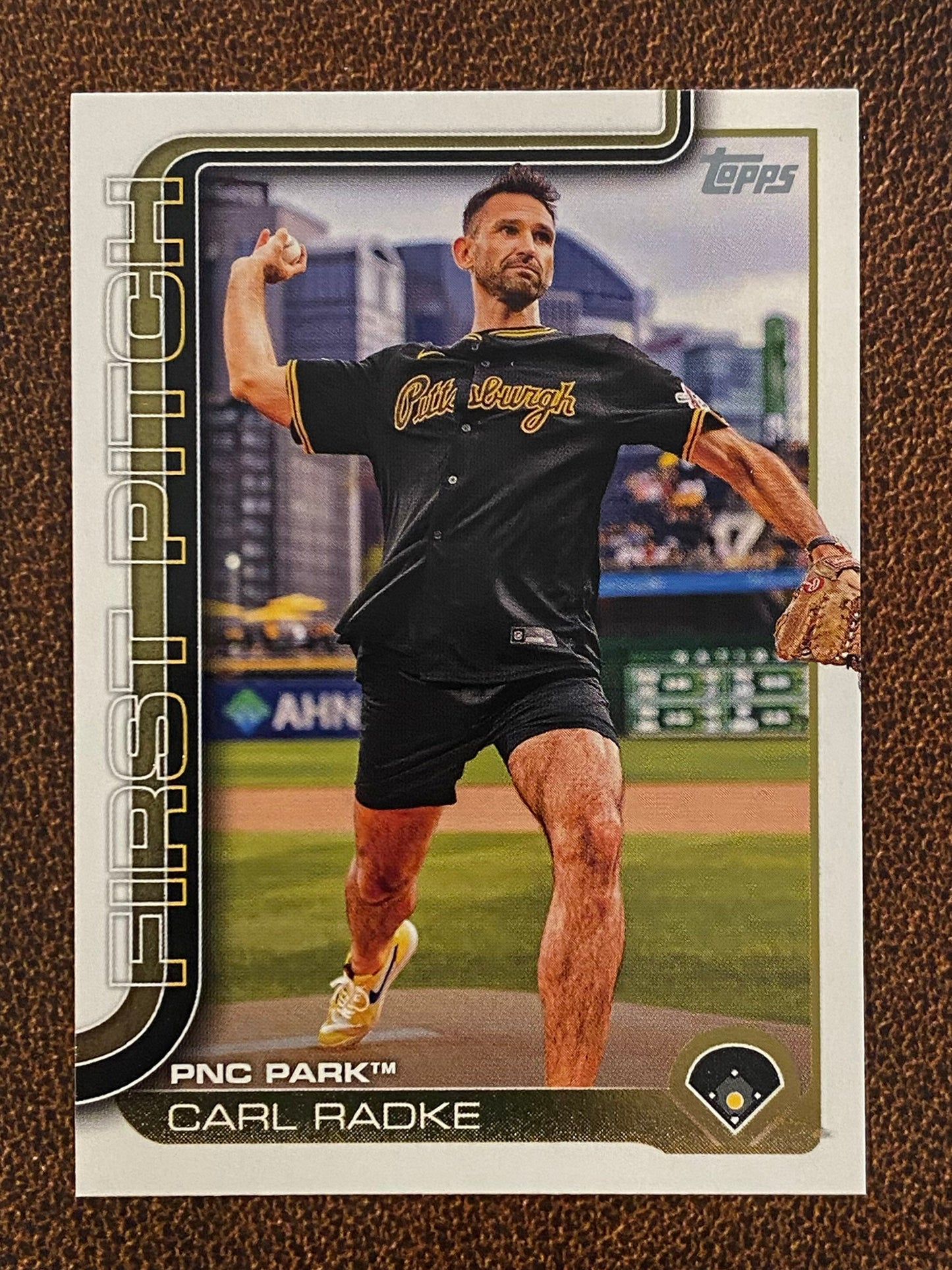 Carl Radke - 2025 Topps Series 1 - First Pitch - Pirates