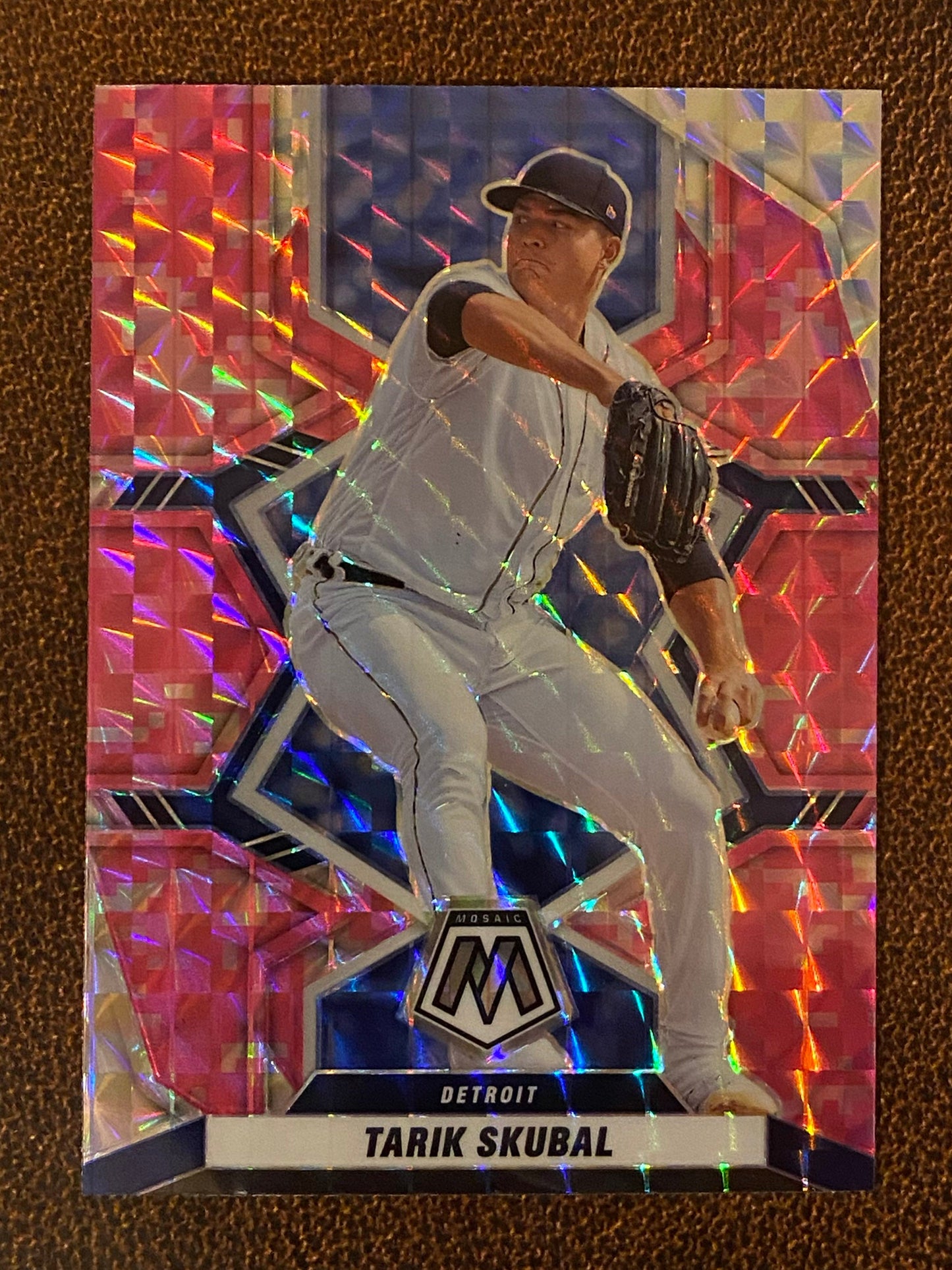 Tarik Skubal - 2022 Mosaic - Pink Camo - Tigers