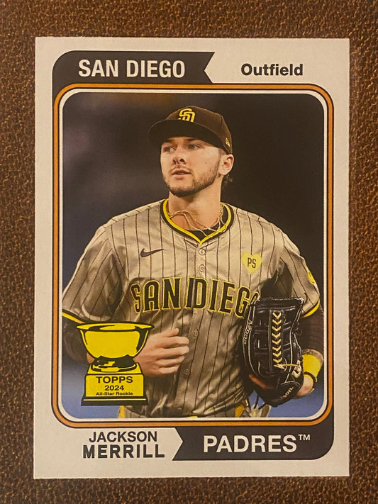 Jackson Merrill - 2025 Topps Heritage - 25th Anniversary Insert - Padres