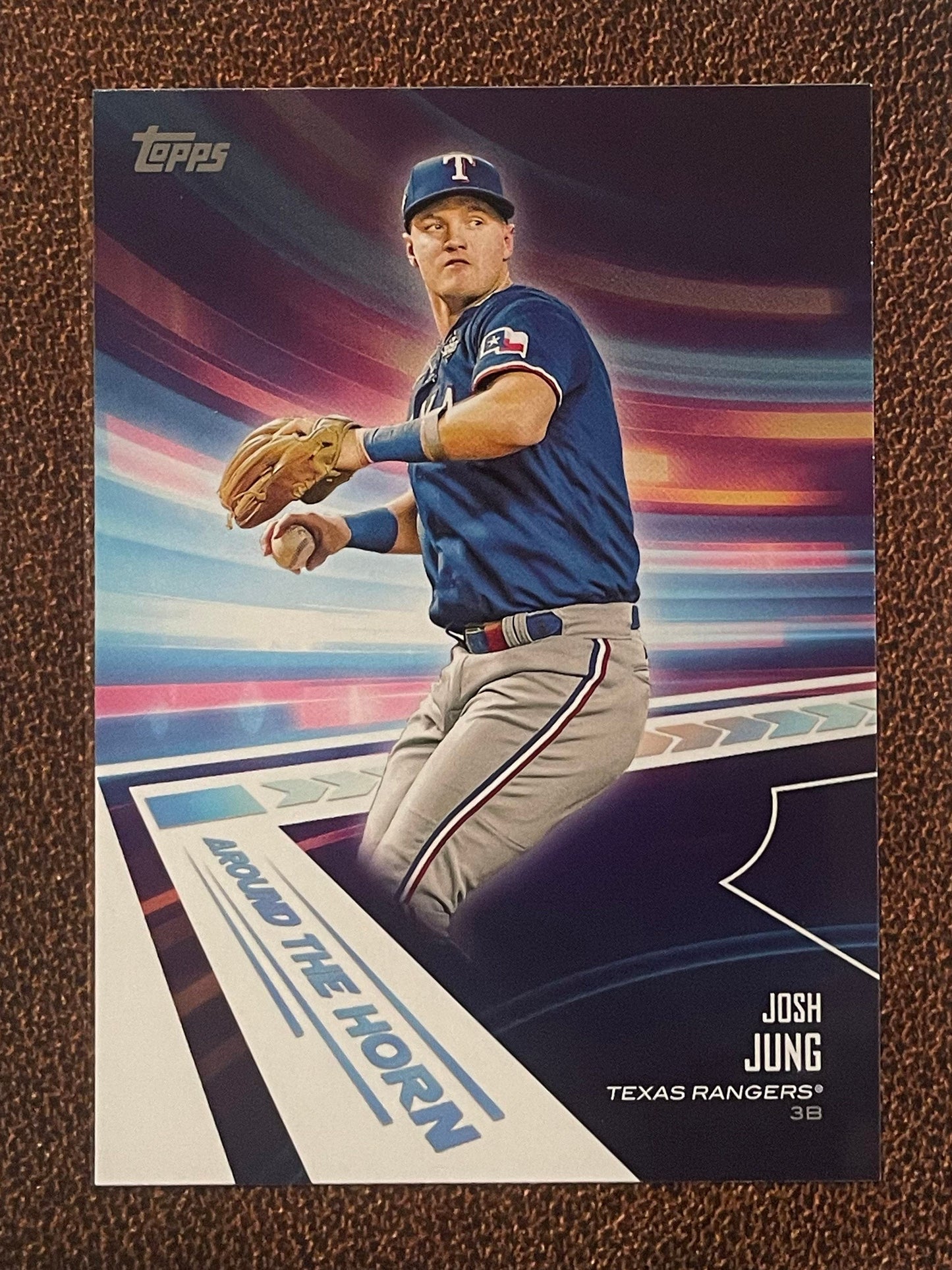 Josh Jung - 2024 Topps Series 2 - Around the Horn Insert - Rangers