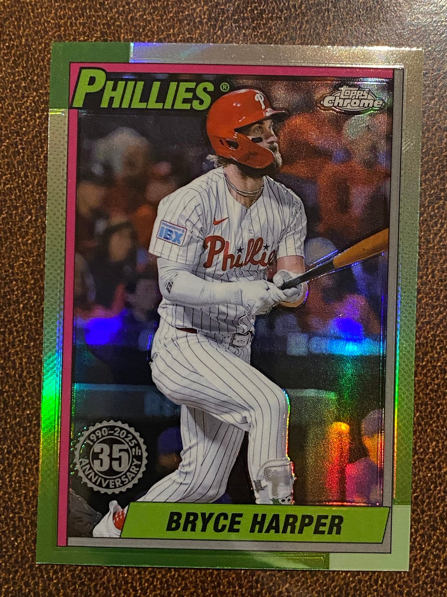 Bryce Harper - 2025 Topps Chrome - 1990 Insert - Phillies