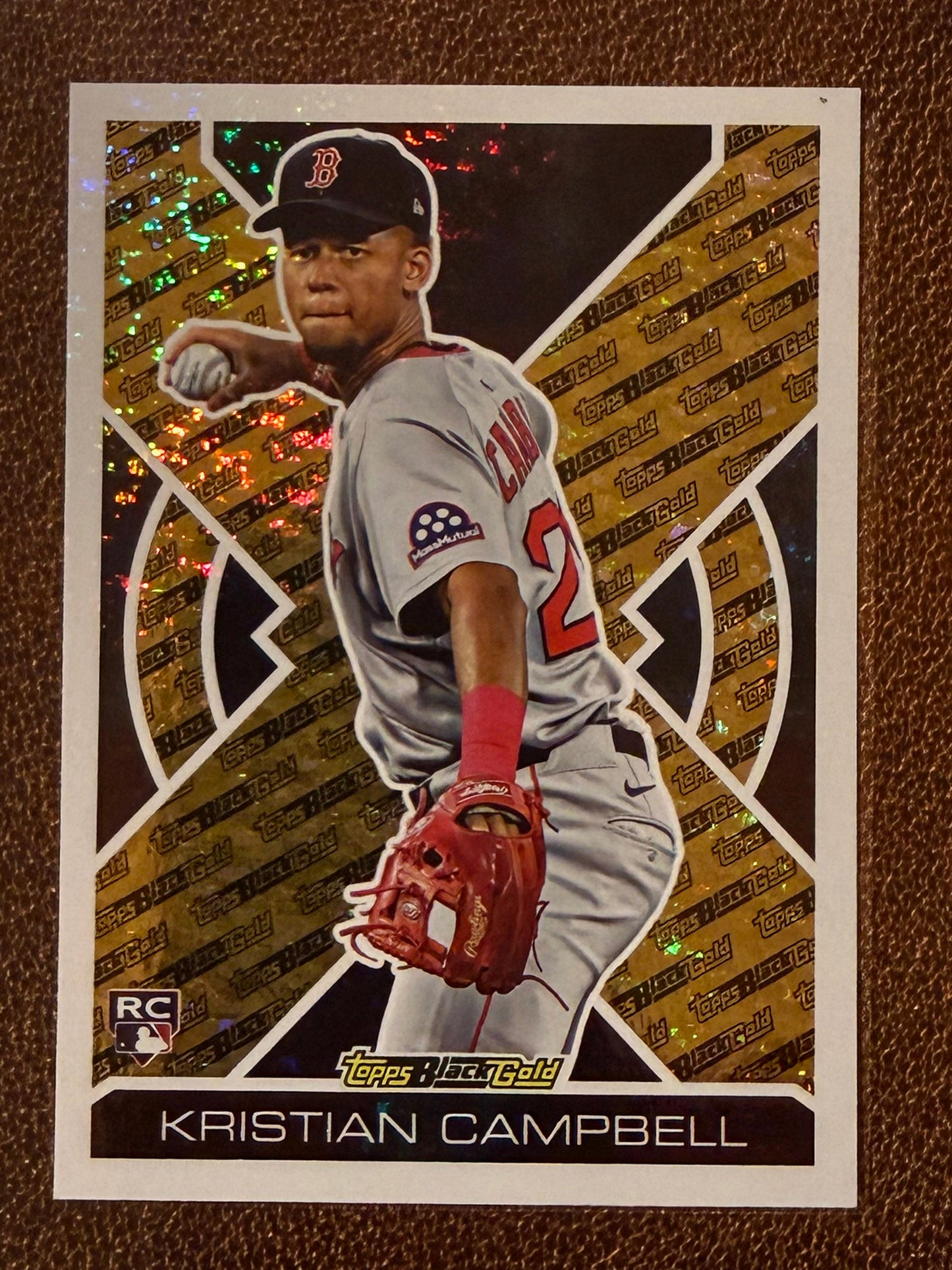 Kristian Campbell - 2025 Topps Update - Black Gold Insert - Red Sox