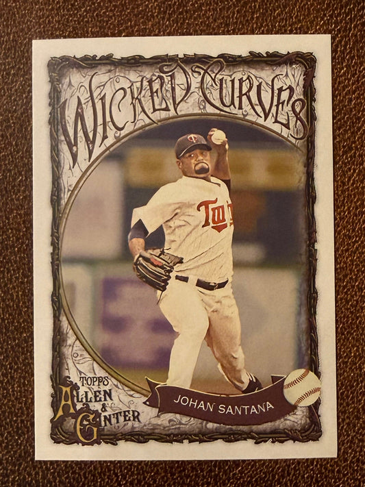 Johan Santana - 2025 Allen & Ginter - Wicked Curves - Twins