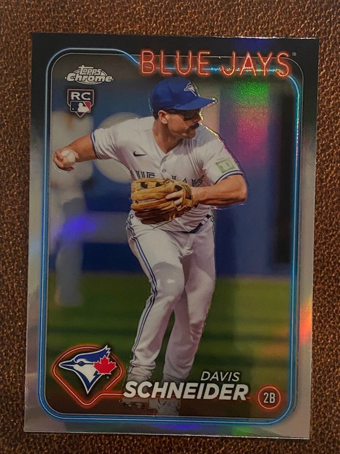 Davis Schneider - 2024 Topps Chrome - Refractor - Blue Jays