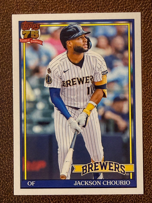 Jackson Chourio - 2026 Topps Series 1 - 1991 Insert - Brewers