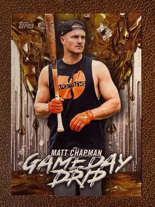 Matt Chapman - 2026 Topps Series 1 - Gameday Drip Insert - Giants