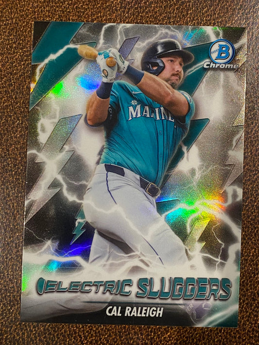 Cal Raleigh - 2026 Bowman - Electric Sluggers Insert - Mariners