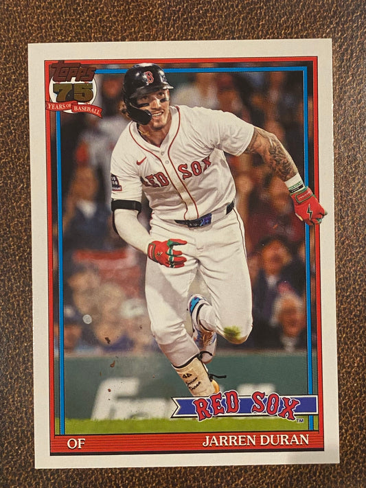 Jarren Duran - 2026 Topps Series 2 - 1991 Topps - Red Sox