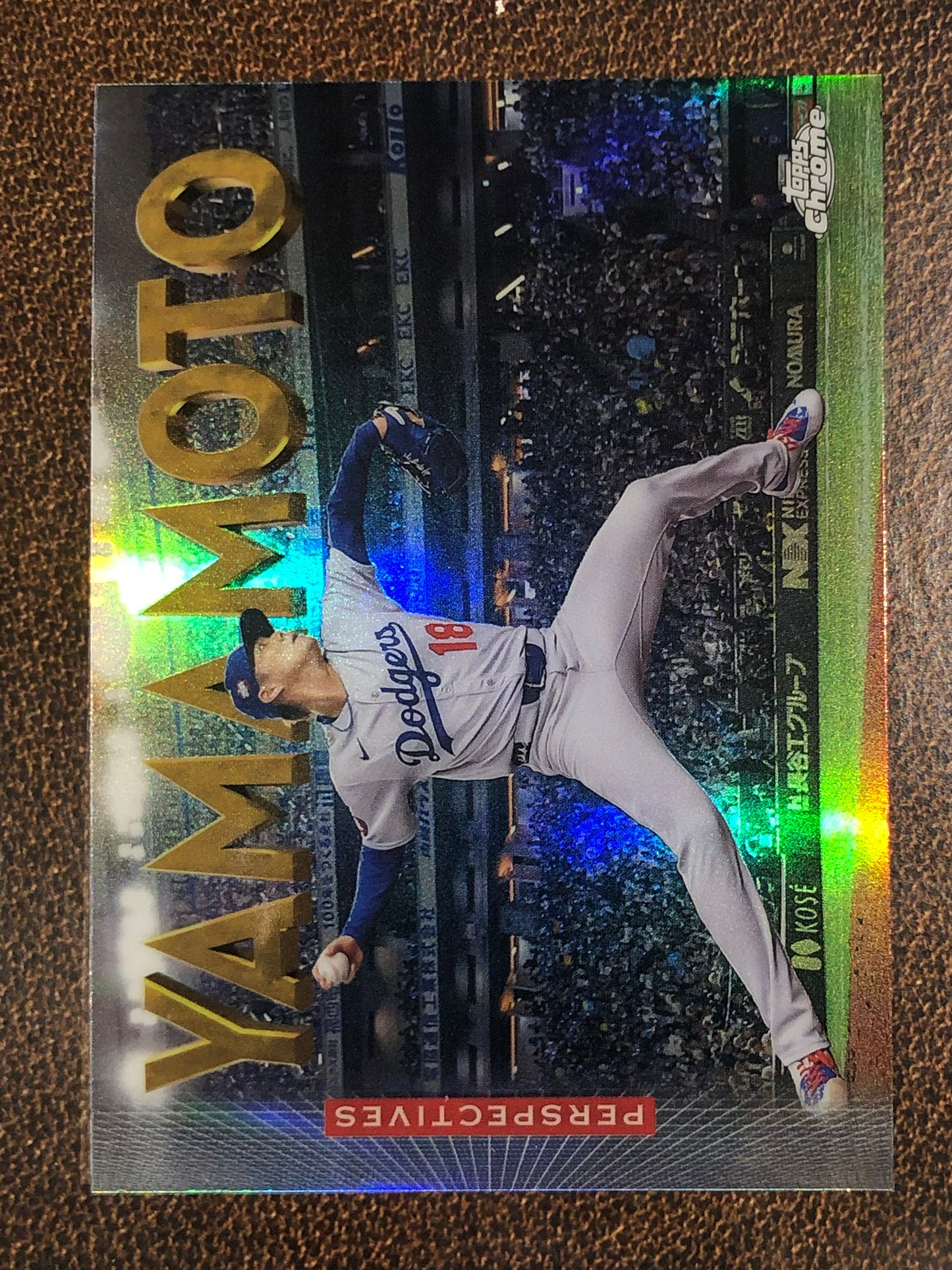 Yoshinobu Yamamoto - 2026 Topps Chrome - Perspectives Insert - Dodgers