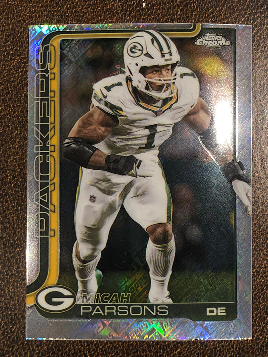 Micah Parsons - 2025 Topps Chrome - Topps Foil - Packers