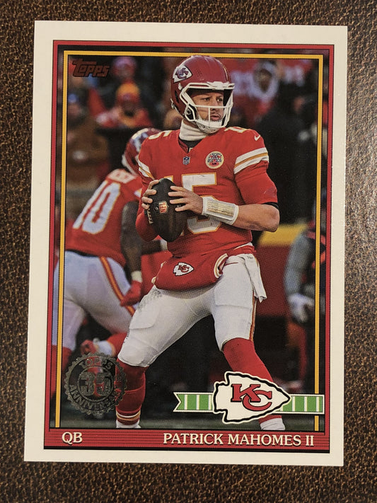 Patrick Mahomes II - 2026 Topps Flagship - 1991 Insert - Chiefs