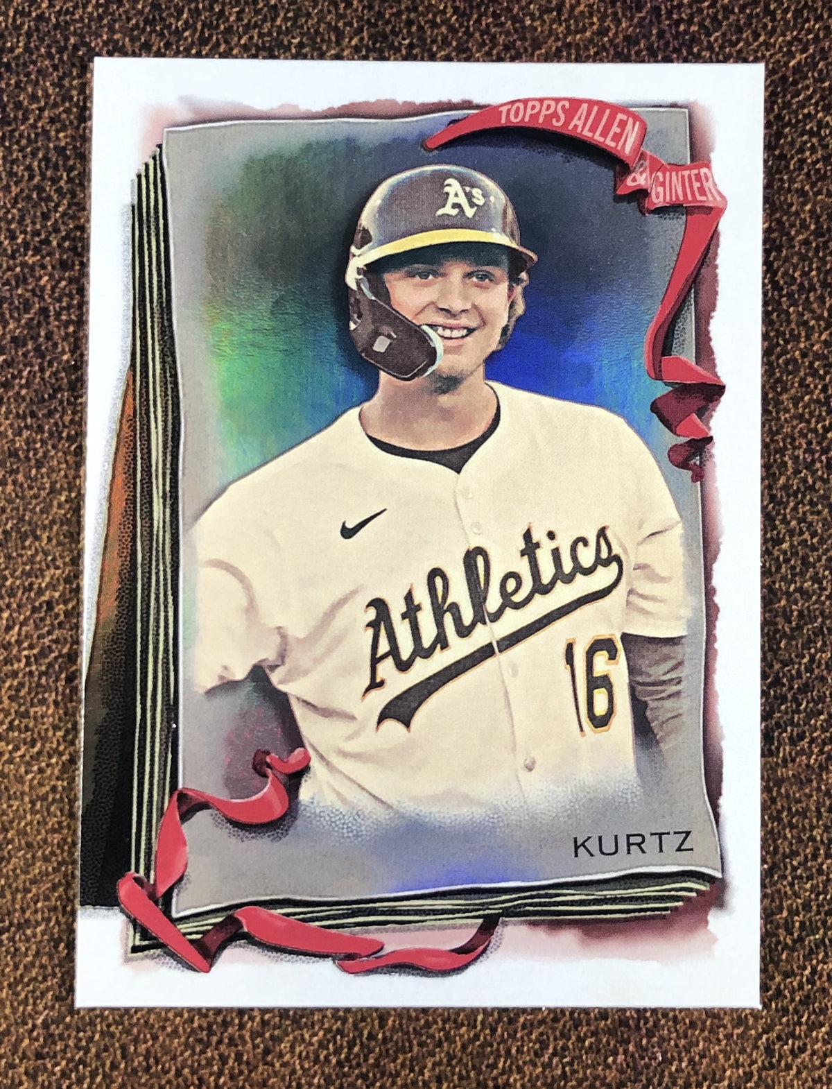 Nick Kurtz - 2026 Topps Allen & Ginter - Silver Portrait Foil - Athletics