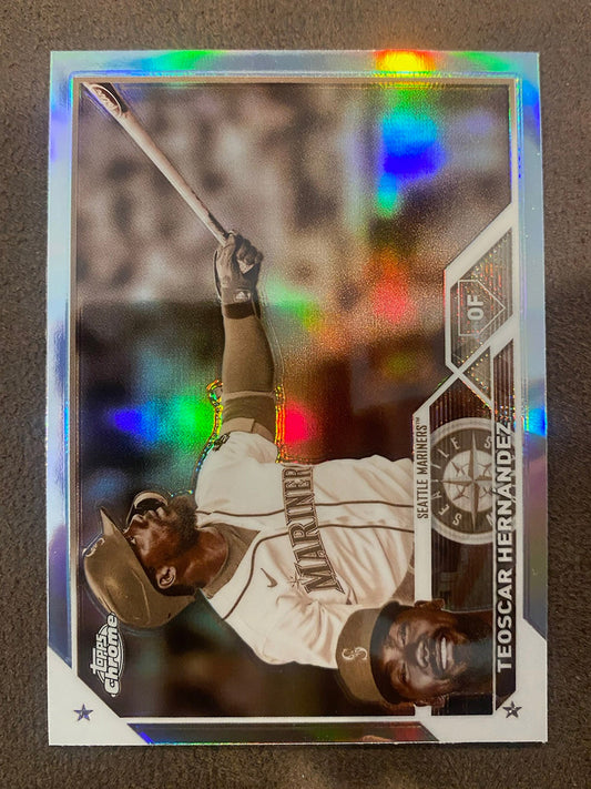 Teoscar Hernandez - 2023 Topps Chrome - Sepia Refractors - Mariners