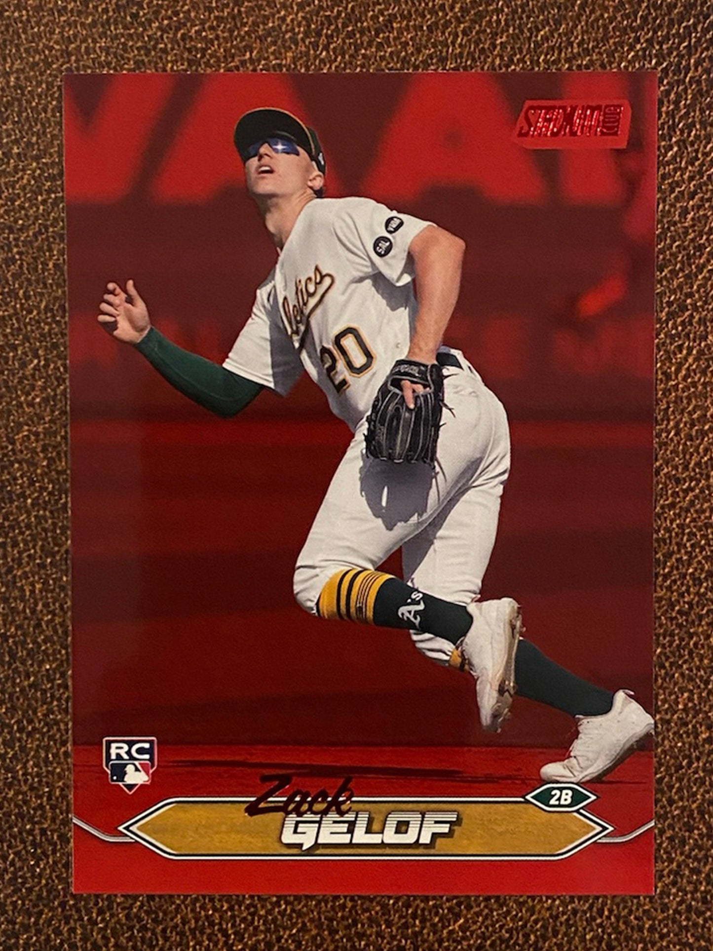 Zack Gelof - 2024 Topps Stadium Club - Red Foil - Athletics
