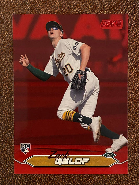 Zack Gelof - 2024 Topps Stadium Club - Red Foil - Athletics