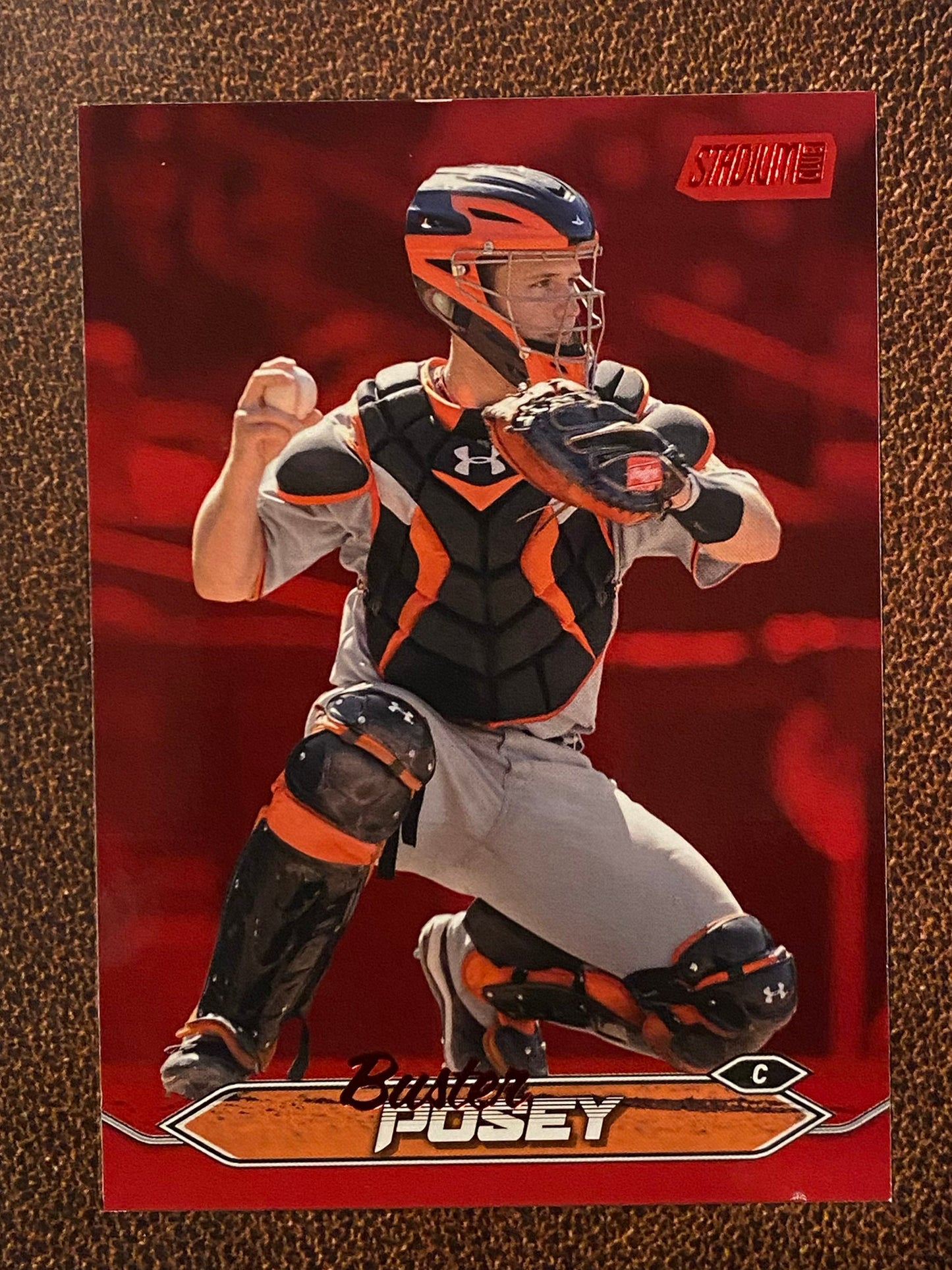 Buster Posey - 2024 Topps Stadium Club - Red Foil - Giants