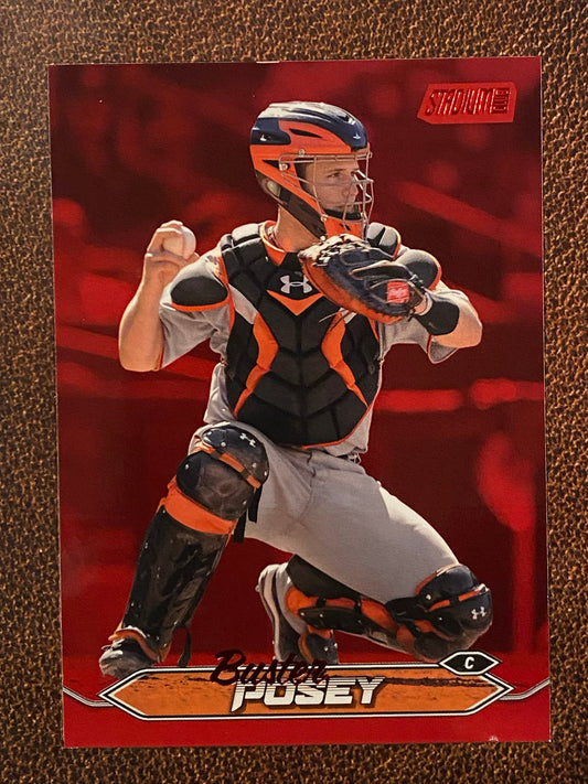 Buster Posey - 2024 Topps Stadium Club - Red Foil - Giants