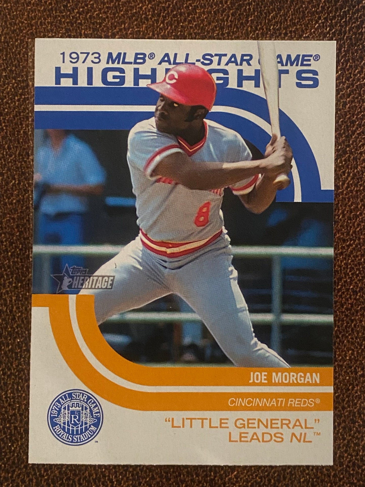 Joe Morgan - 2022 Topps Heritage High Number - 1973 MLB All-Star Game Highlights - Reds