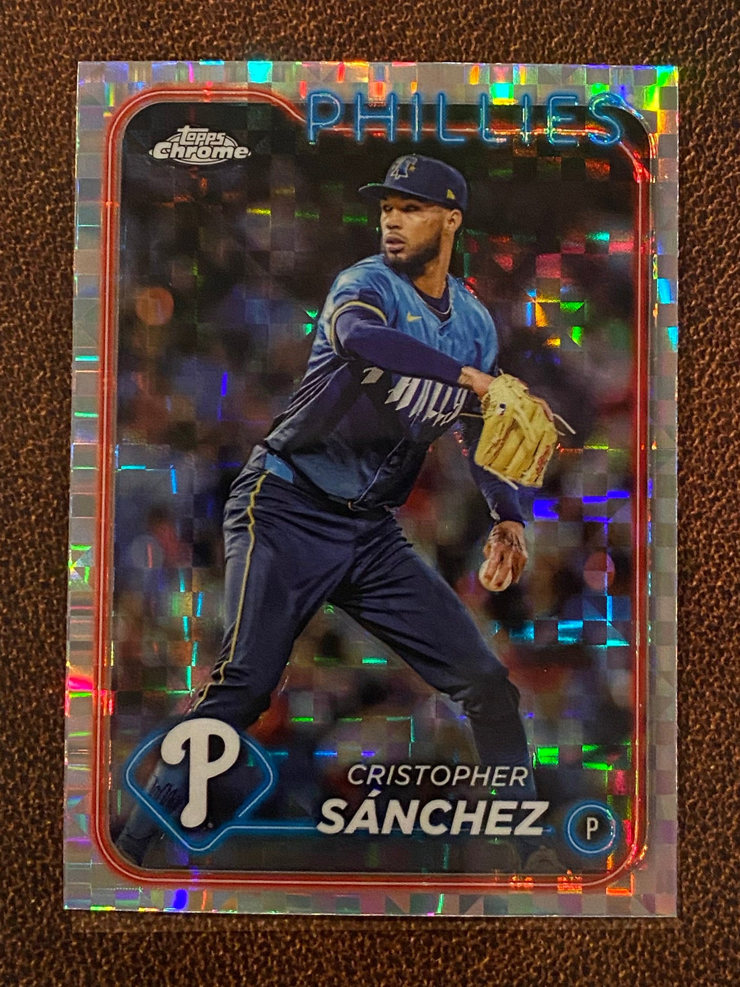 Cristopher Sanchez - 2024 Topps Chrome Update - XFractor - Phillies