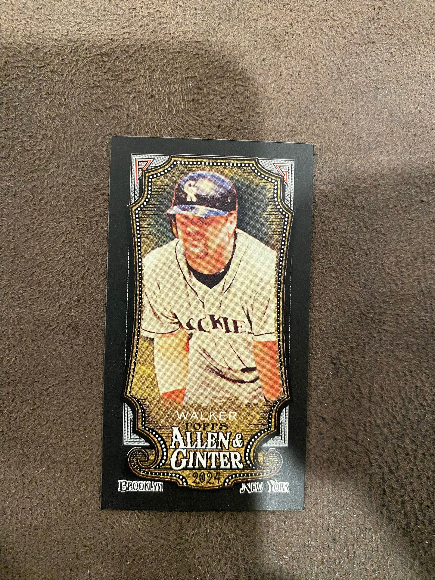 Larry Walker - 2024 Allen & Ginter - Mini Black Border - Rockies