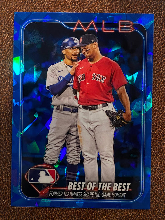 Rafael Devers / Mookie Betts - 2024 Topps Chrome - Sapphire - Dodgers