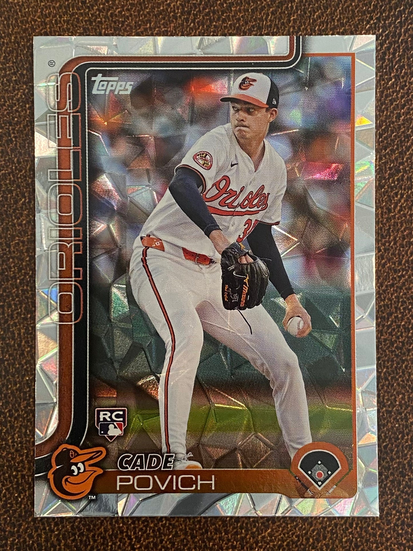 Cade Povich - 2025 Topps Series 1 - Diamante - Orioles