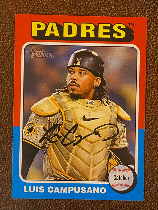 Luis Campusano - 2024 Topps Heritage - Low Number Short Prints - Padres