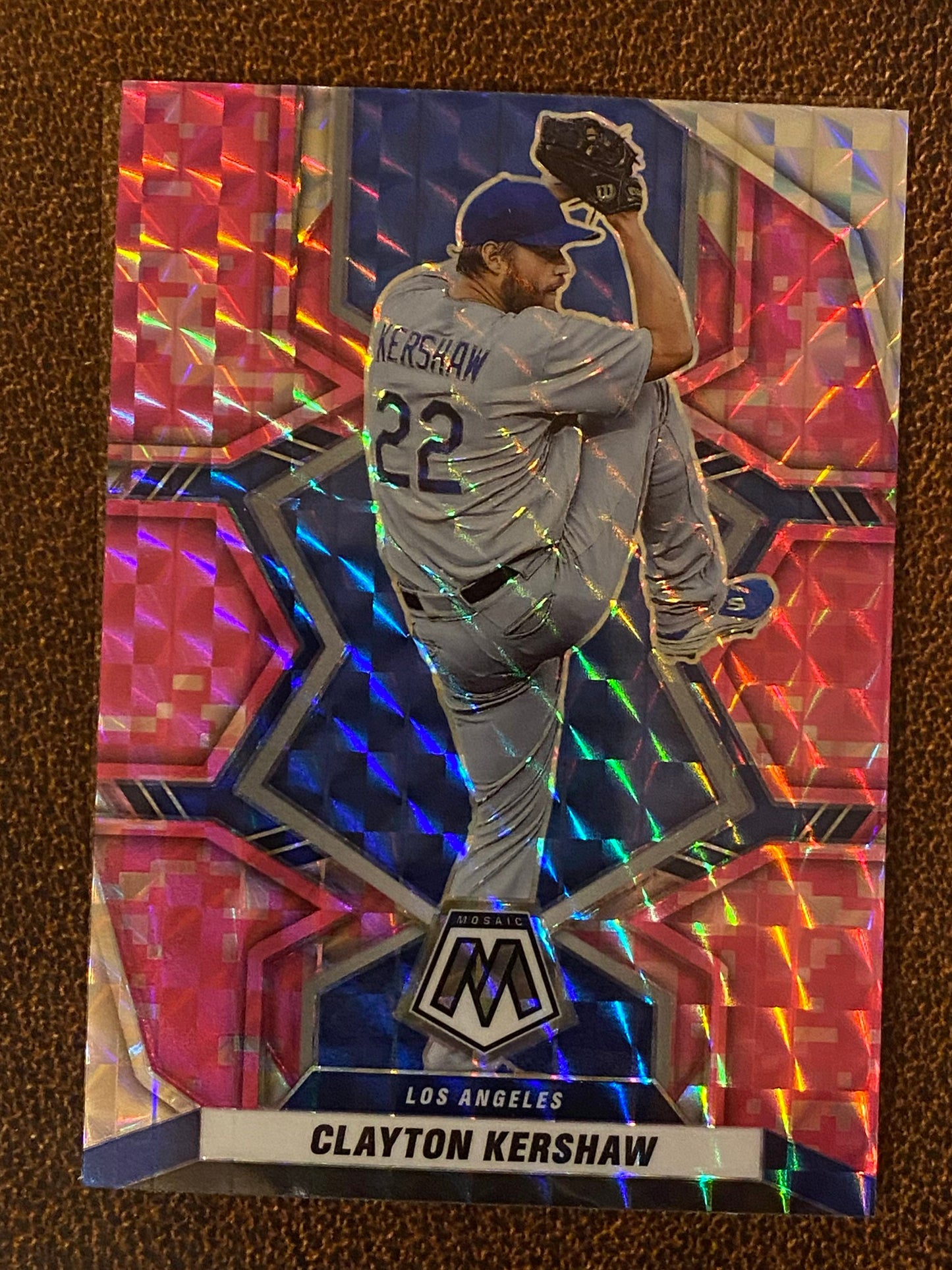 Clayton Kershaw - 2022 Mosaic - Pink Camo - Dodgers