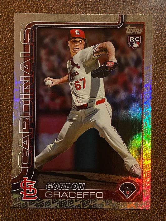 Gordon Graceffo - 2025 Topps Series 2 - Fanatics Exclusive Topps Foil Border - Cardinals