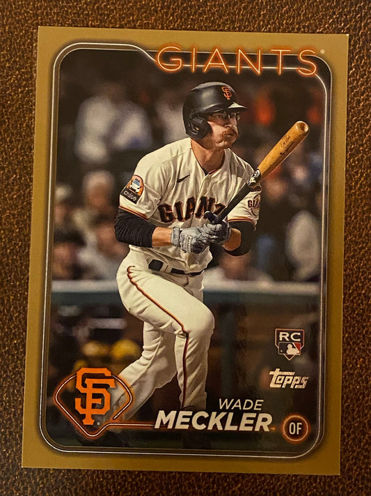 Wade Meckler - 2024 Topps Series 2 - Gold /2024 - Giants