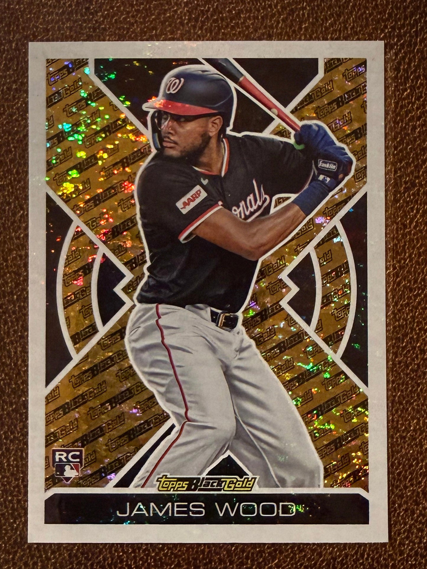 James Wood - 2025 Topps Update - Black Gold Insert - Nationals