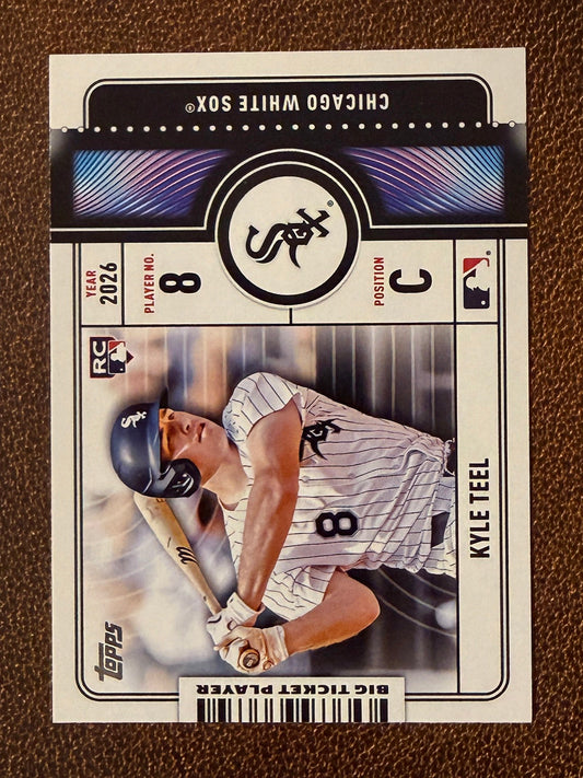 Kyle Teel - 2026 Topps Series 1 - Big Ticket Player Insert - White Sox