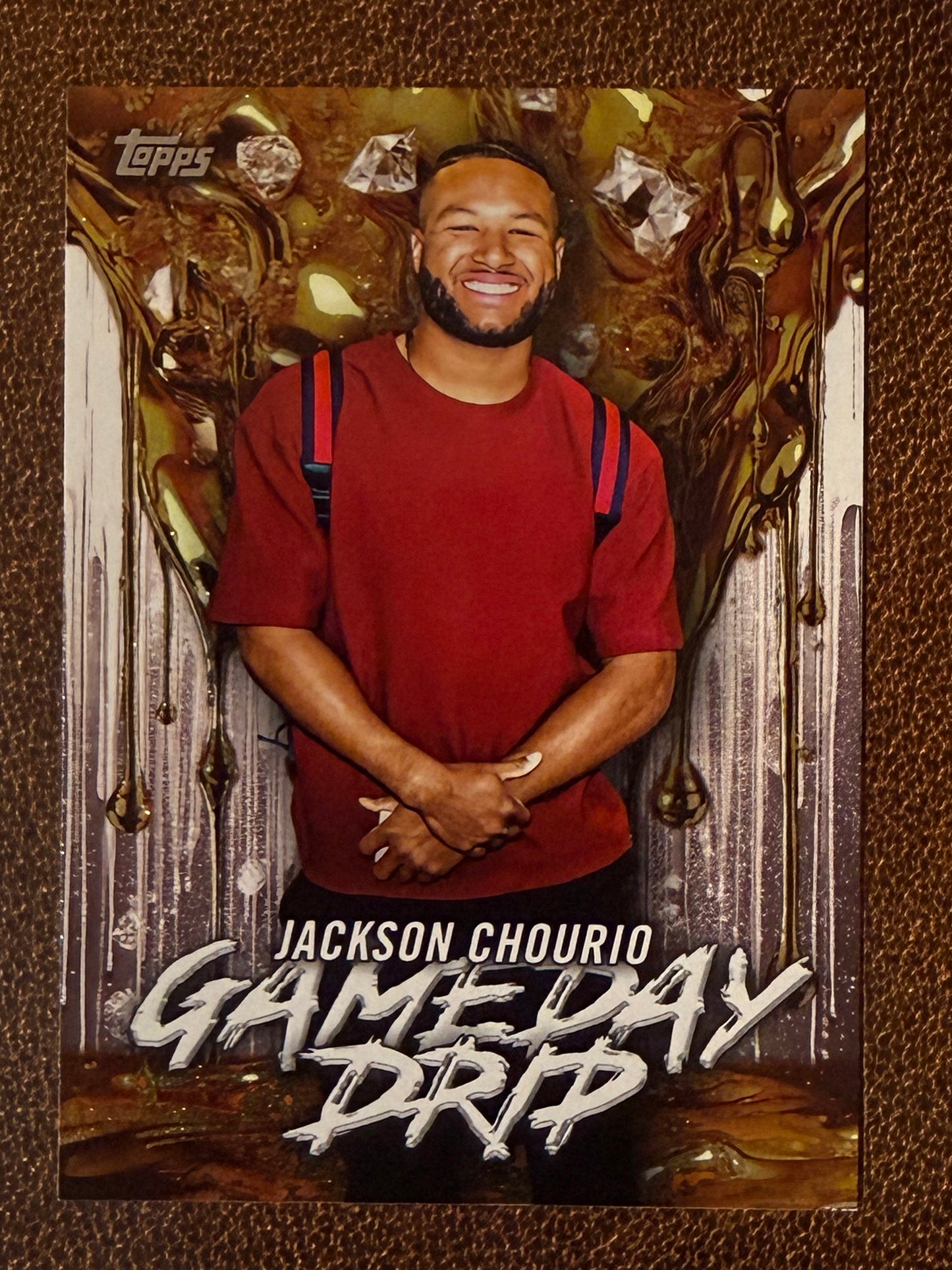 Jackson Chourio - 2026 Topps Series 1 - Gameday Drip Insert - Brewers