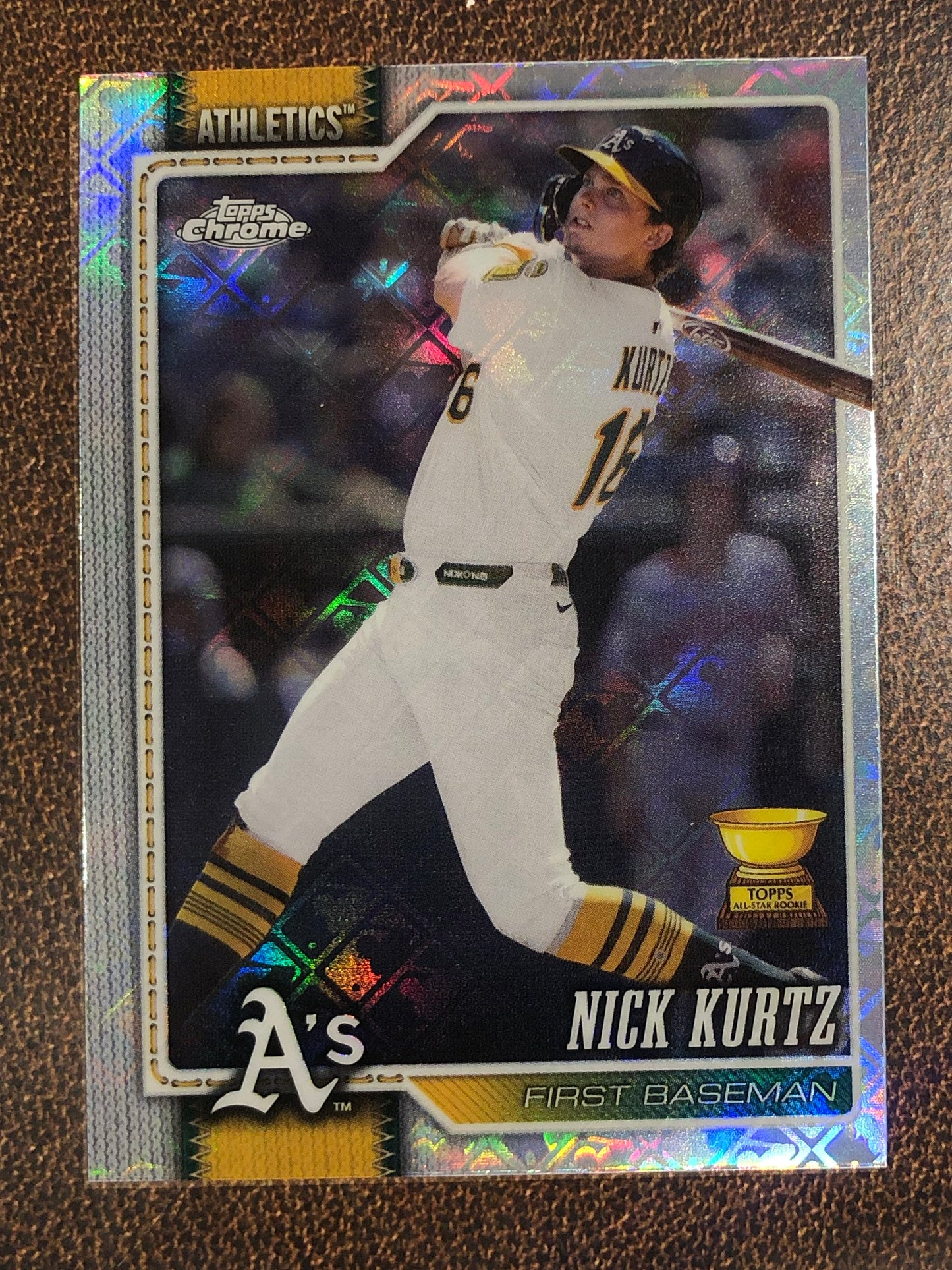 Nick Kurtz - 2026 Topps Chrome Logofractor - Base Logofractor - Athletics