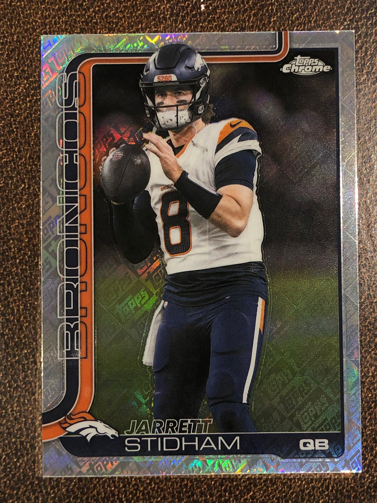 Jarrett Stidham - 2025 Topps Chrome - Topps Foil - Broncos