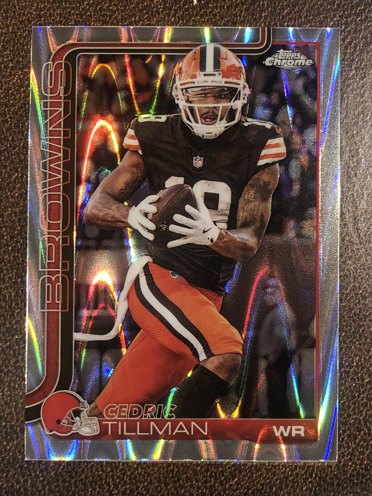 Cedric Tillman - 2025 Topps Chrome - Raywave Refractor - Browns