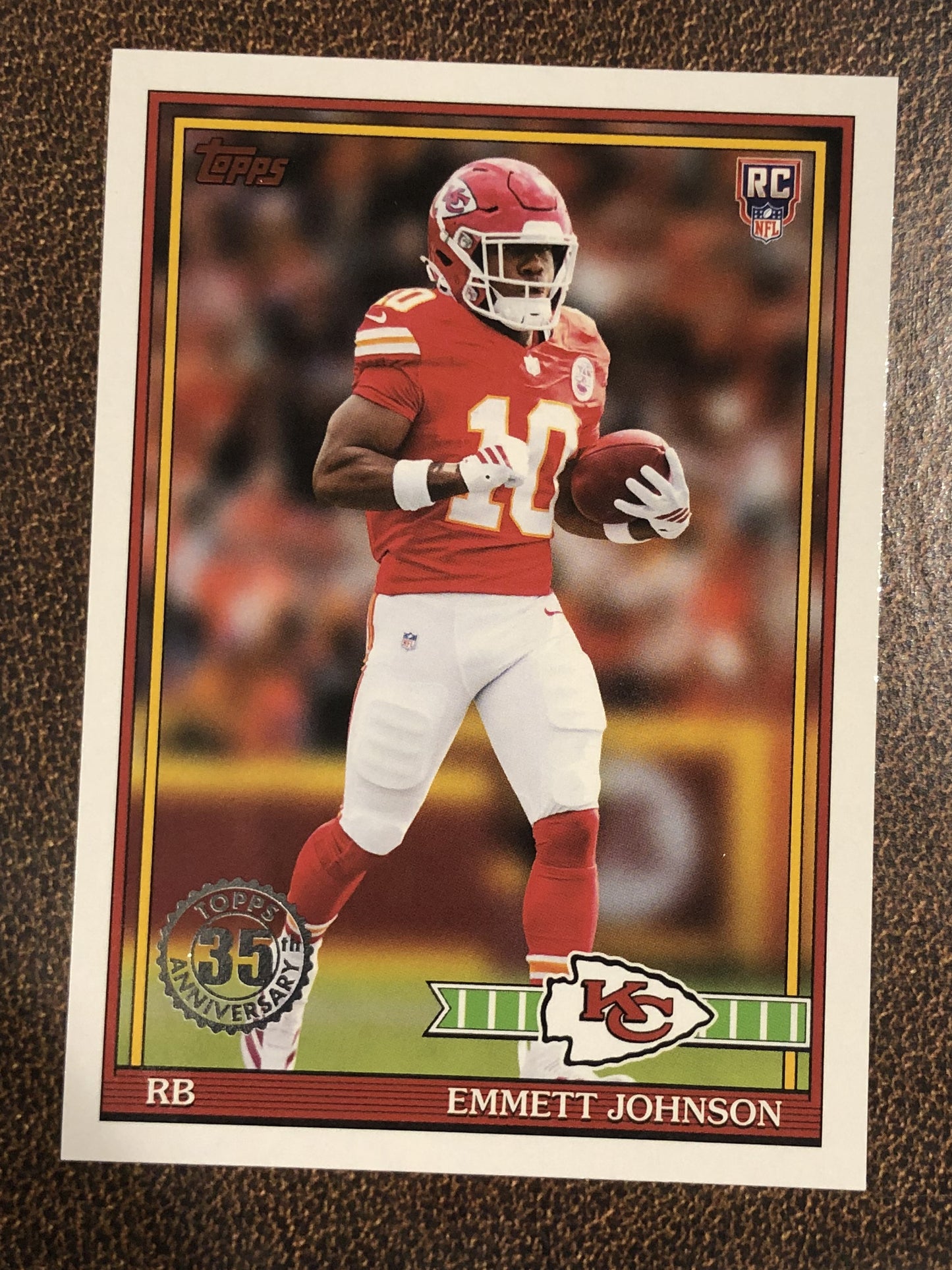 Emmett Johnson - 2026 Topps Flagship - 1991 Insert - Chiefs