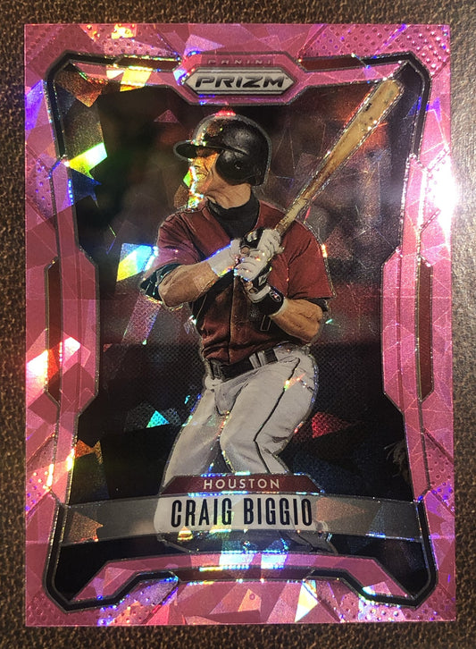 Craig Biggio - 2026 Panini Prizm - Pink Ice - Astros