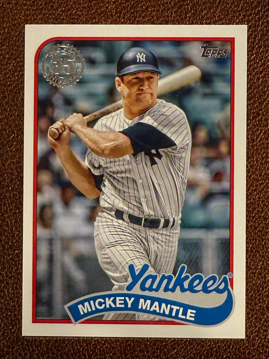 Mickey Mantle - 2024 Topps Update - 1989 Insert - Yankees