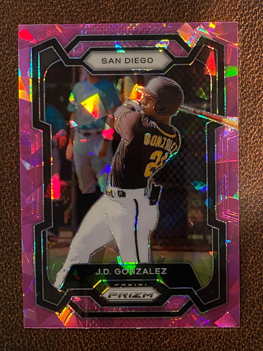 J.D. Gonzalez - 2024 Panini Prizm - Pink Ice - Padres