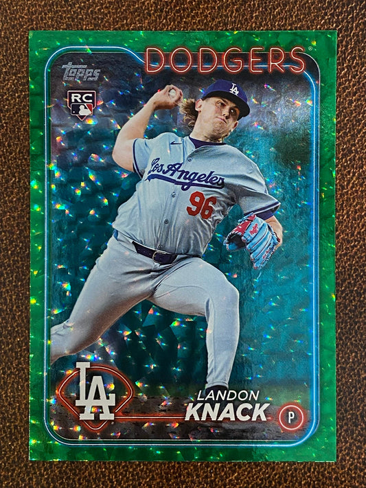 Landon Knack - 2024 Topps Update - Green Foil /499 - Dodgers