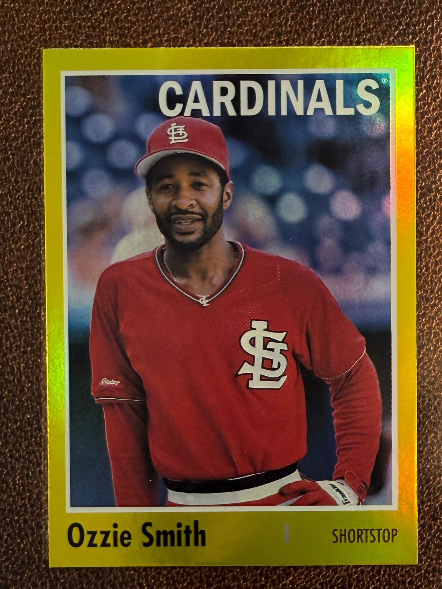 Ozzie Smith - 2024 Topps Archives - Yellow Foil - Cardinals