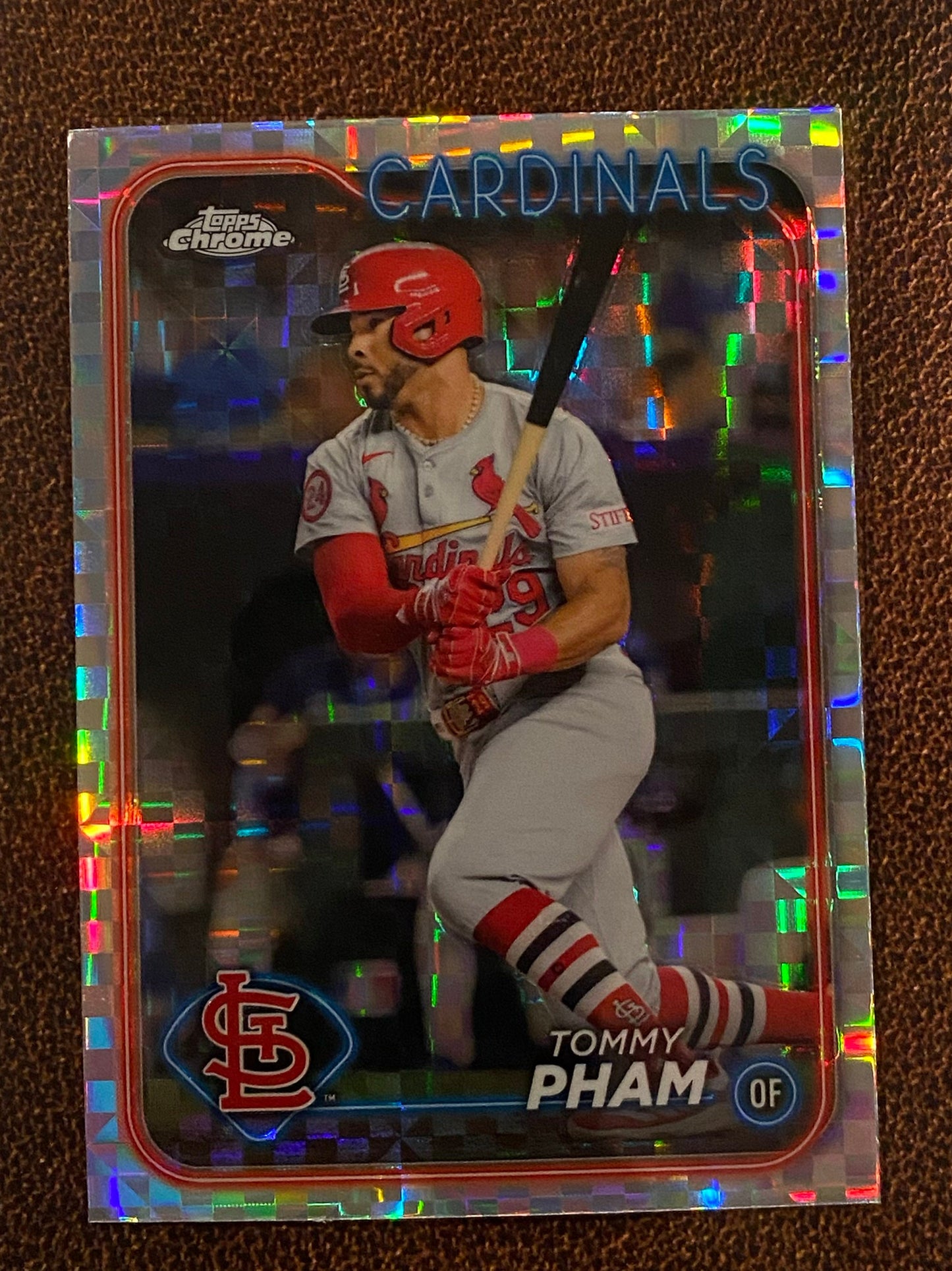 Tommy Pham - 2024 Topps Chrome Update - XFractor - Cardinals