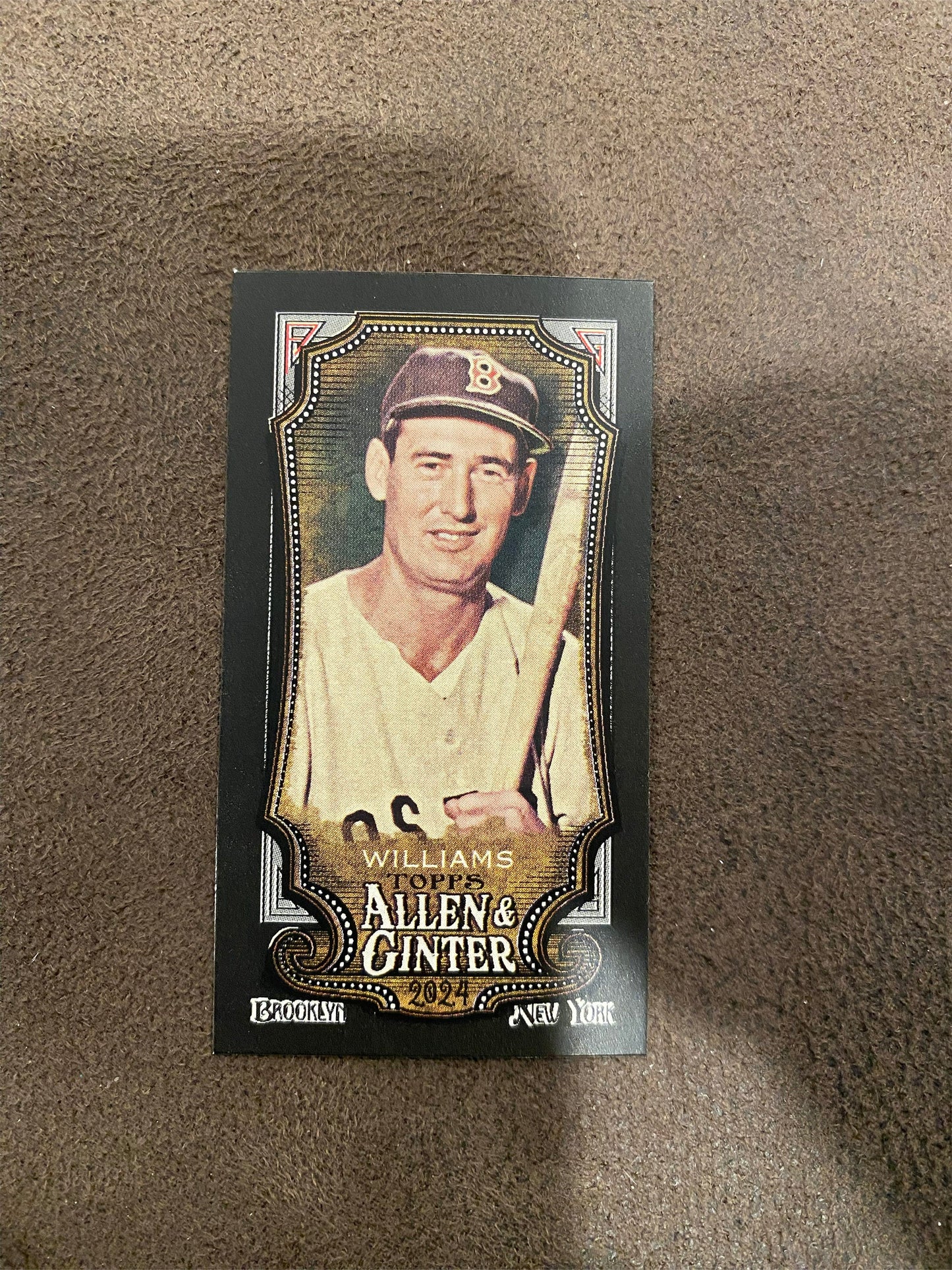 Ted Williams - 2024 Allen & Ginter - Mini Black Border - Red Sox