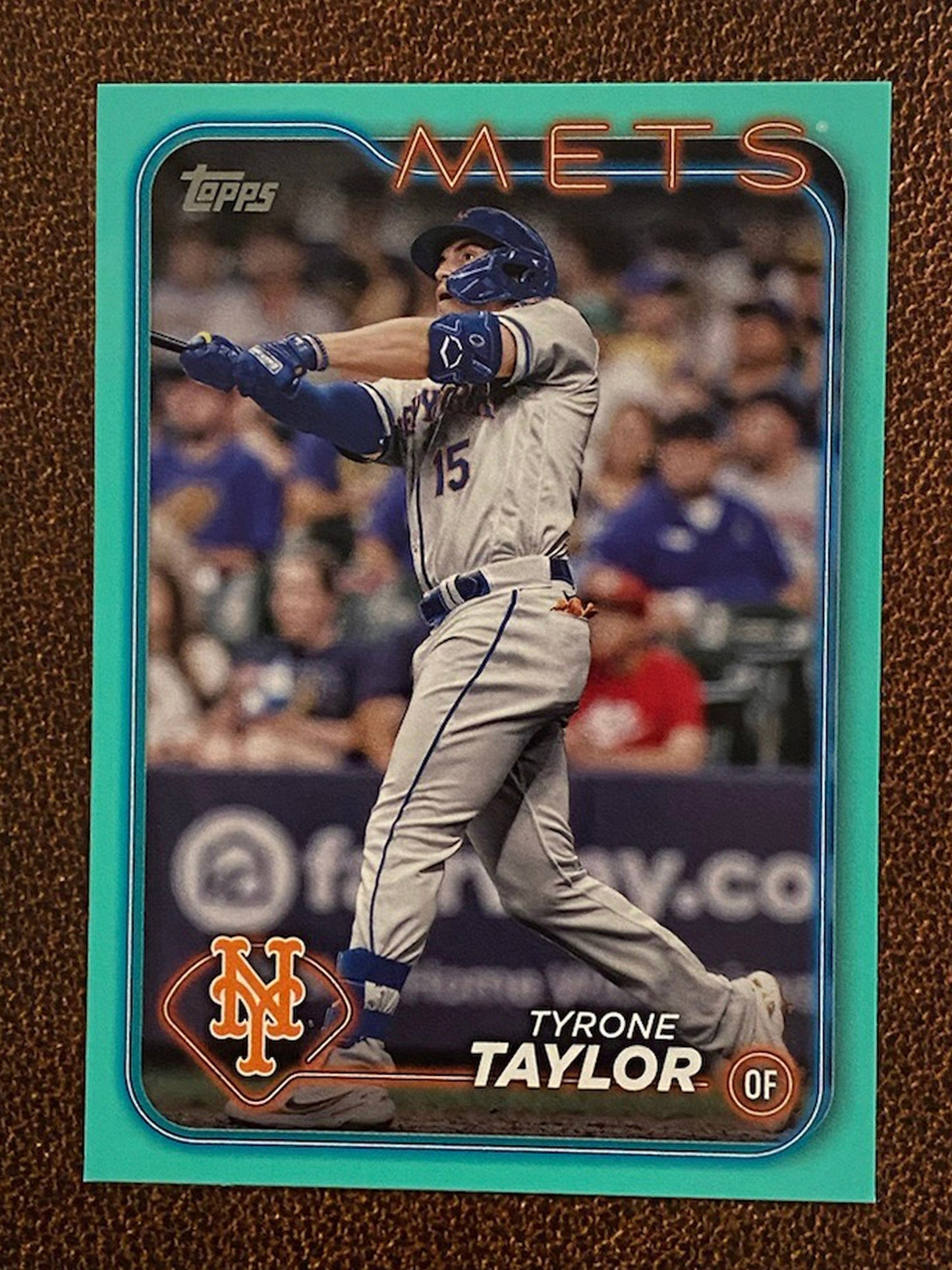 Tyrone Taylor - 2024 Topps Series 2 - Aqua Parallel - Mets