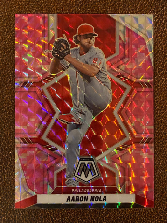 Aaron Nola - 2022 Mosaic - Pink Camo - Phillies